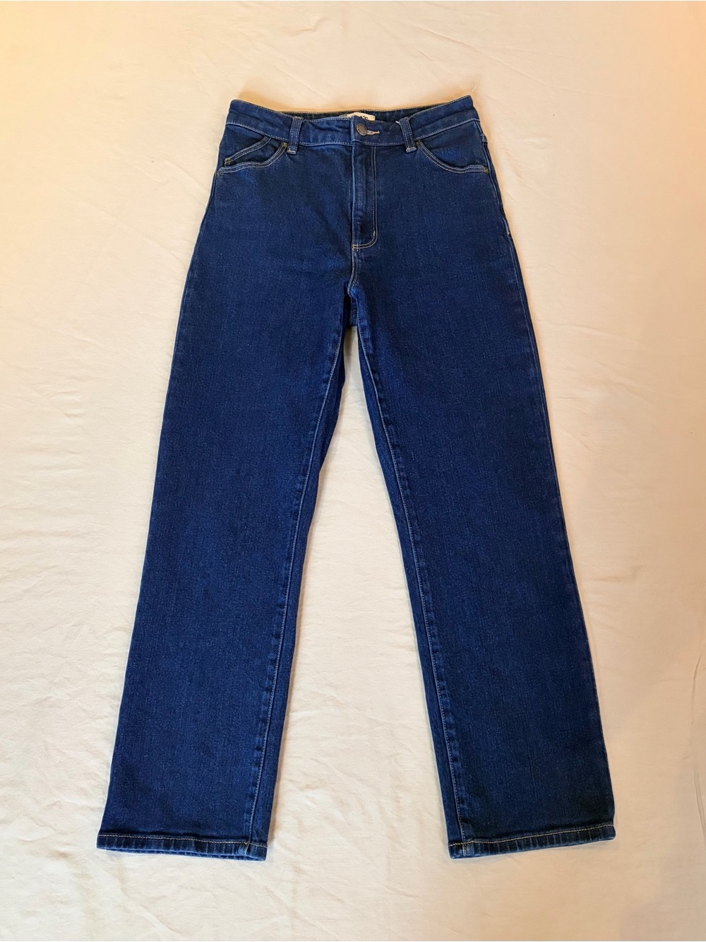 Rolla’s Original High Rise Straight Leg Jeans Organic Cotton Size 27